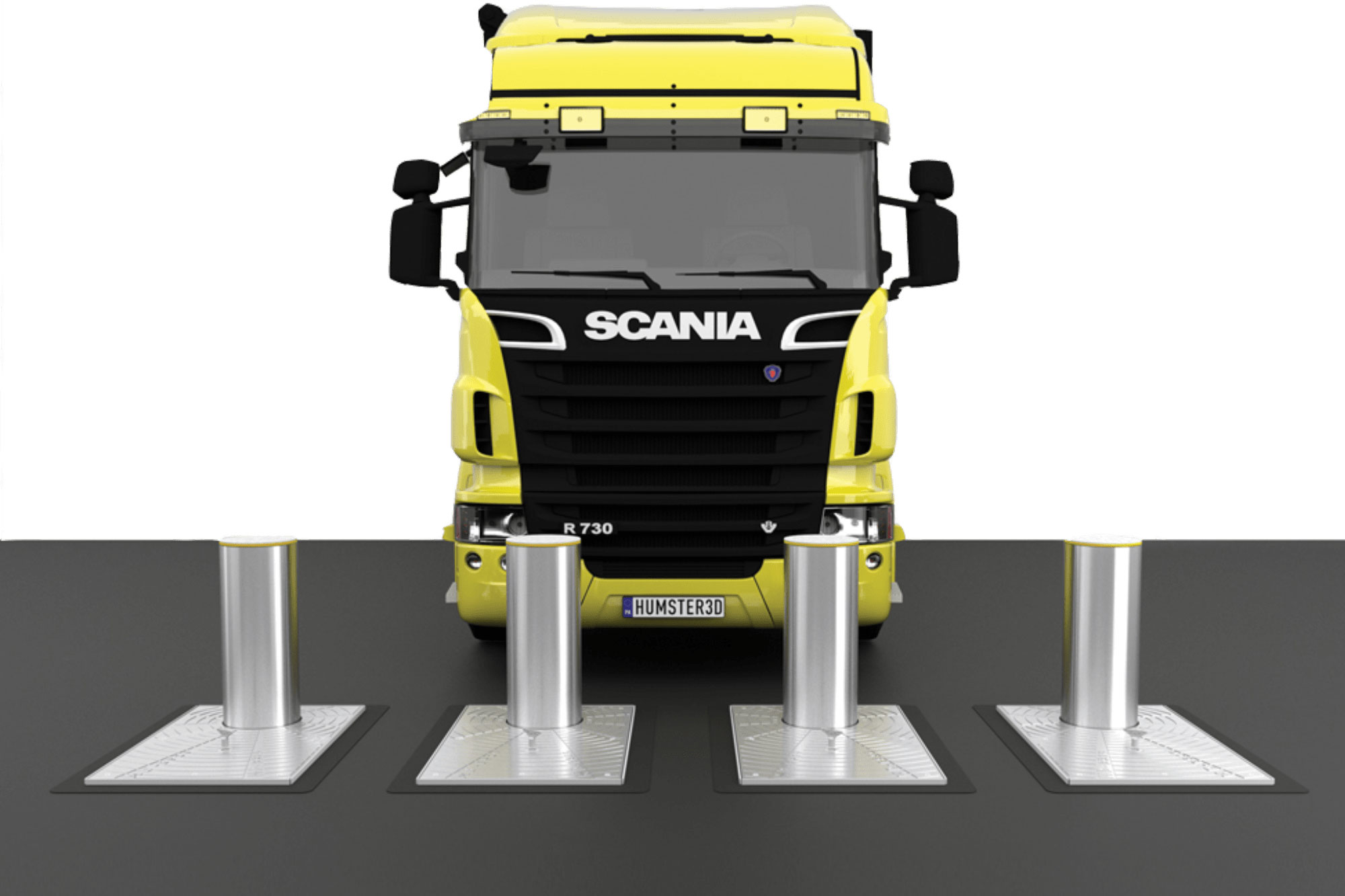 راهبند خودرویی ستونی ضد انتحاری